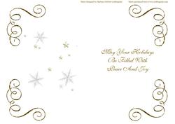 Christmas Gold One Insert & Verse