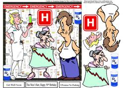 Nurse Emergency Card Topper & Decoupage