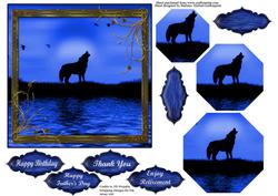 Wolf at Midnight Topper & Pyramid Layers