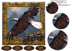 Fly Like an Eagle Topper & Pyramid Layers