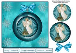 Angel Bauble Christmas Topper & Pyramid Layers
