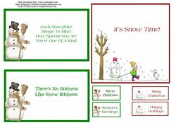Christmas Inserts & Tags & Verses Qick & Easy