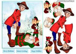 Canadian Police Caught Imposter Santa Topper & Decoupage