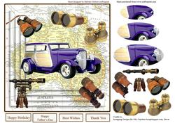 Sight Seeing in Australia Card Topper & Decoupage
