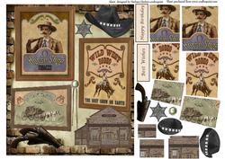 Wild West Poster Topper & Pyramid Layers