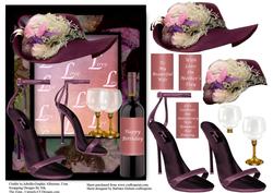 Love and Dancing Shoes Topper & Decoupage