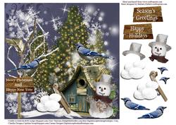 Rustic Winter Wonderland Topper & Decoupage