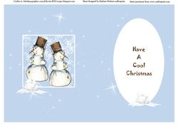 Winter =snowmen and Snowballs Insert & Verse