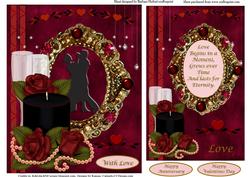 Love Begins in a Moment Topper Insert & Verse