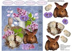 Spring Has Sprung Card Topper & Decoupage