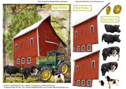 The Cows Are Out Card Topper & Decoupage