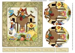 Hen Pecked Topper and Pyramid Layers
