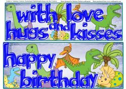 Dinosaurs Birthday Quick Dl and Insert