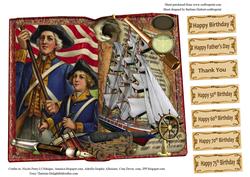 Writing History Book Quick Card Topper