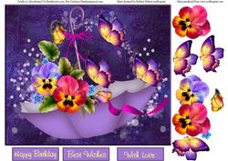After a Rain Topper & Decoupage