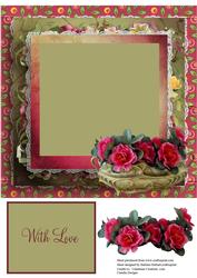Bowl of Flowers Plate Insert