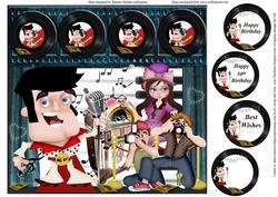 King Lives Musical Quick Card Topper