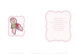 Awareness Ribbon Sis. Insert and Verse