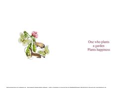 Gardening Sneaks Insert and Verse