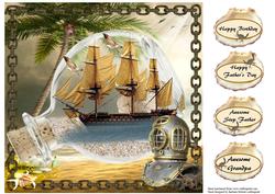 Ship Bottle Quick and Easy Topper