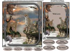 Jungle Fantasy Topper Insert and Tags