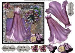 Urban Chick Fashion Topper with Decoupage