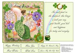 St.patricks Day Quick Topper Insert and Verse