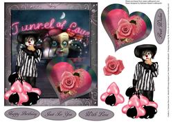 Twinkles and Tunnel of Love with Decoupage
