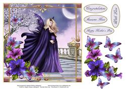 Expecting Momtopper with Decoupage