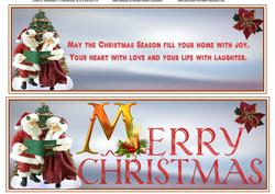 Mr. & Mrs. Clause Topper with Insert and Verse
