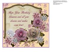 Unicorn and Paper Roses Insert and Verse