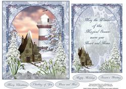 Frosty Glow Quick Topper with Insert and Verse
