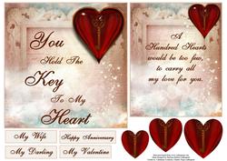 Key to My Heart Topper , Insert & Layers