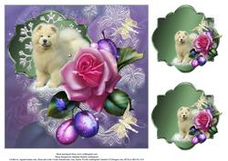 Sugar Plum Chow Chow Topper & Tags