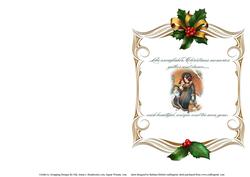 Christmas Insert Vintage 4