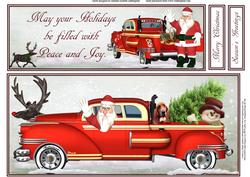 Santa's New Truck Dl Tpper & Insert