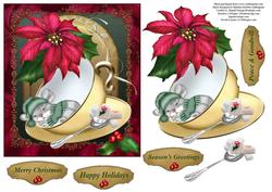 Christmas Eve Topper and Decoupage