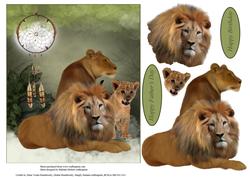Jungle Dreams Topper with Decoupage