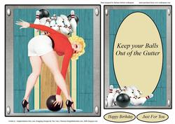 Bowling Assetts Pinup Quick Topper with Insert
