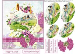 Country Spring Vintage Topper with Layers