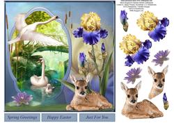 Wonders of Spring Topper with Decoupage