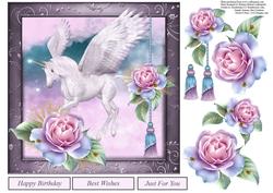 Fantasy Dreams Topper with Decoupage