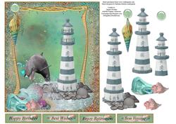 Ocean View Topper with Decoupage