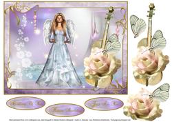 Angelic Music Topper and Decoupage