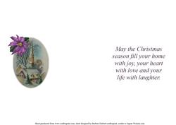 Scenic Christmas Village Insert and Verse