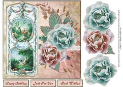 Victorian Garden Topper with Decoupage