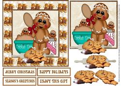 Christmas Ginger Baking Topper with Layers