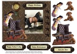 Rest and Relax Topper with Decoupage