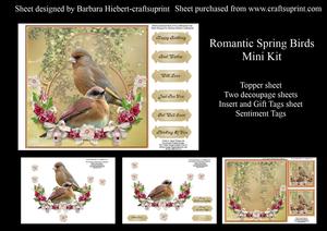 Romantic Spring Birds Mini Kit