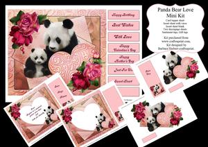 Panda Bear Love Mini Kit